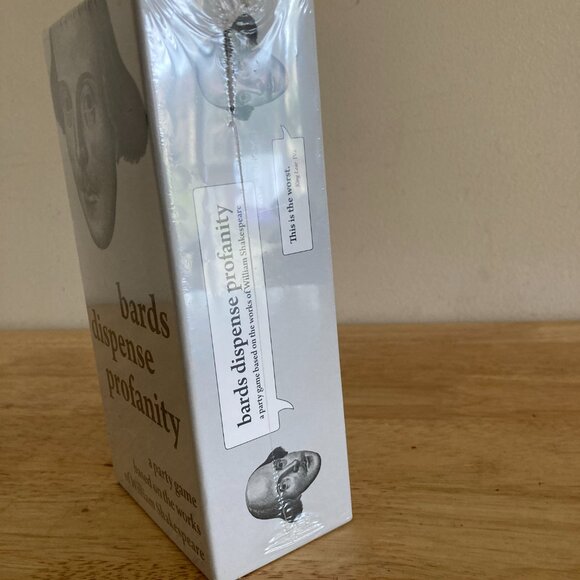 Bards Dispense Profanity NEW SEALED Party Game Based on William Shakespeare - Picture 2 of 6